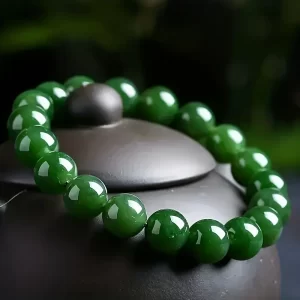1pc Natural Stone Bracelet, 10mm Beaded Jewelry - 图片 3