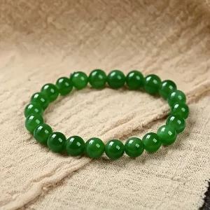 1pc Natural Stone Bracelet, 10mm Beaded Jewelry